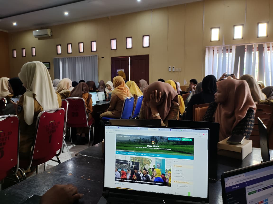 Dinas PMD Wajo Gelar Sosialisasi Pengembangan Sistem Informasi Desa dan Kelurahan Tahun 2025